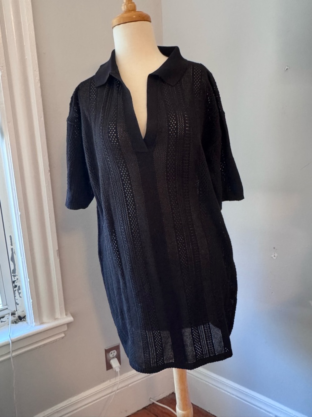 Velvet by Graham & Spencer Mila cotton pointelle dress - Picture 2 of 6